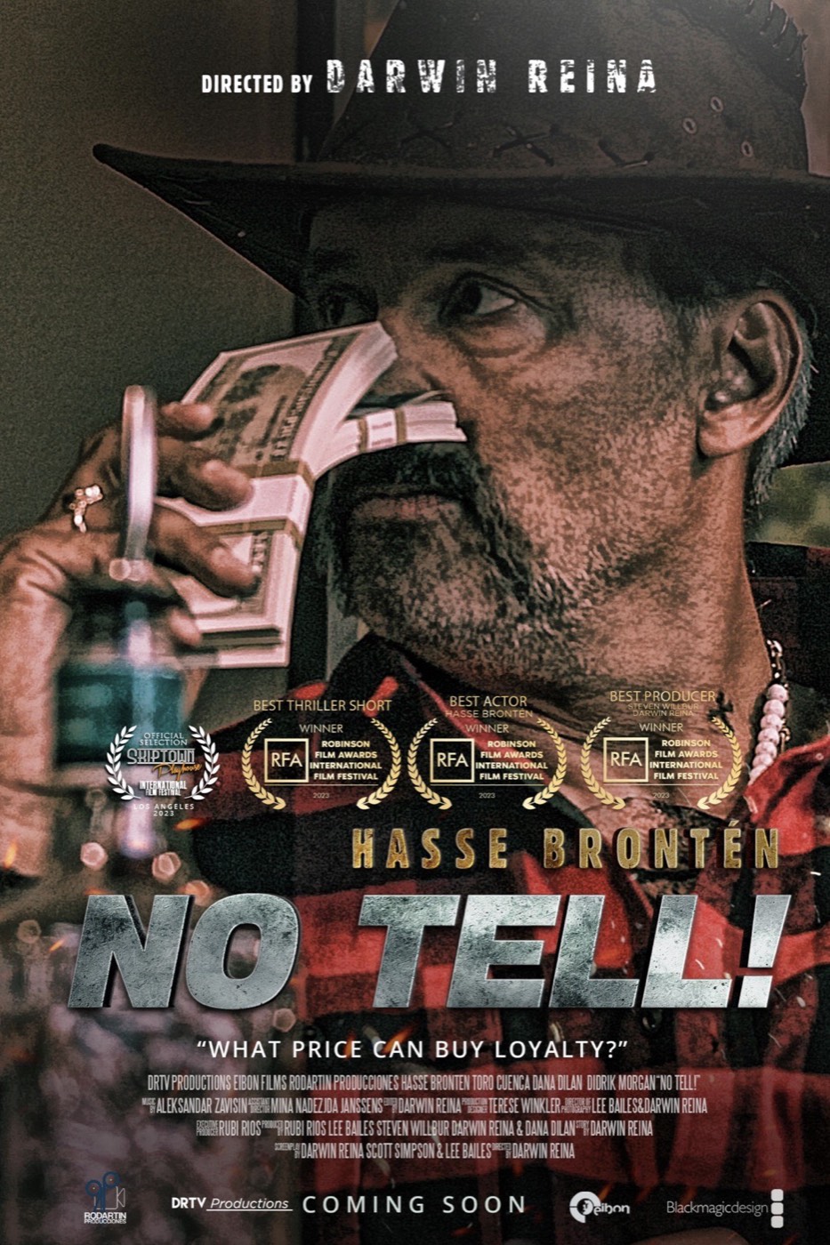 NO TELL poster